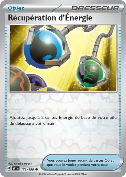 Récupération d'Énergie Reverse